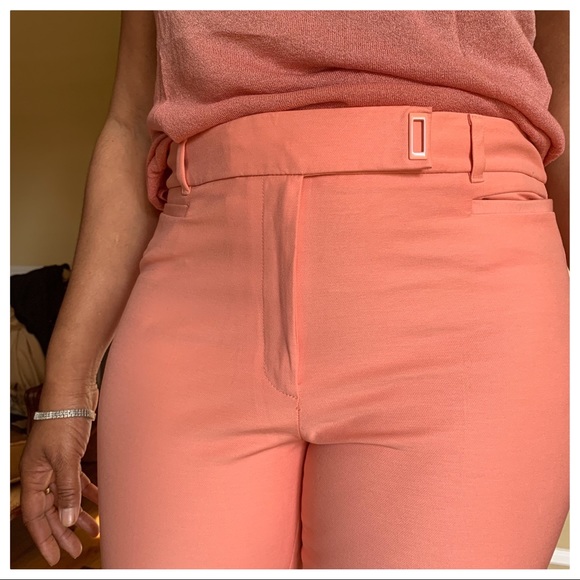 NWT! WHBM CORAL HAZE - SLIM CROPPED PANTS - Picture 12 of 16